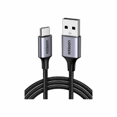 CABO UGREEN USB-A/USB-C 3A US288 1M PRETO