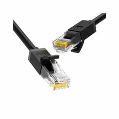 PATCH CORD 3,0M CAT6 PRETO UGREEN NW102 U/UTP