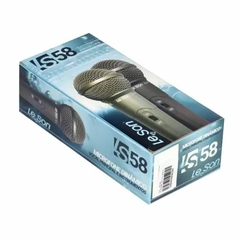 MICROFONE COM FIO PROFISSIONAL LS58 CHAMPANHE - comprar online