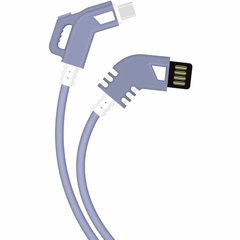 CABO TURBO 90A° TIPO C 1,2M FLEX RX