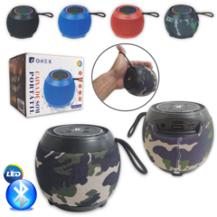 CAIXA DE SOM BLUETOOTH 5W SD/MP3/PENDRIVE/FM ONE-X SOM-0144