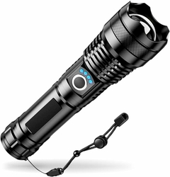 LANTERNA LED XHP70 T9 RECARREGAVEL LEHMOX LEY-1718