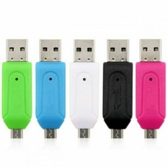 LEITOR DE CARTAO USB/MICRO USB 2.0 IT-BLUE LE-5555 - comprar online