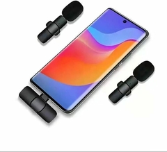 MICROFONE DE LAPELA SEM FIO RECARREGAVEL 1 PAR TIPO-C HMASTON MK-10 - comprar online