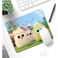 MOUSE PAD 21X25CM BASE ANTIDERRAPANTE C/COSTURA ANGRY BIRDS KAP-1001