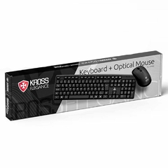 COMBO KROSS TECLADO/MOUSE C/FIO KE-KM400V1 2 - comprar online