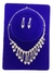 Collar de strass + aros en internet