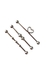 Piercing Barra industrial con formas