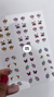Cartela adesivos de unha - loja online