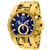 Relógio Invicta Reserve Zeus 25209 – Dourado com Mostrador Azul 52mm