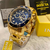 Relógio Invicta Pro Diver 0073 Dourado com Mostrador Azul 48mm