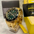 Relógio Invicta Pro Diver 0075 Dourado com Mostrador verde 48mm