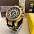 Relógio Invicta S1 Rally 0896 Dourado com Pulseira Preta de Silicone 48mm
