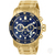 Relógio Invicta Pro Diver 0073 Dourado com Mostrador Azul 48mm