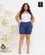 Bermuda Meia Coxa Plus Size Linha Azul - comprar online
