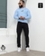 Calça Masculina Jeans Preta - Omikron Jeans