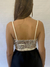 Top con lentejuelas blanco - comprar online