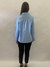 Camisa celeste larga - comprar online