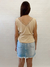 Pollera de jean tubo - comprar online