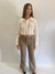 Camisa de broderie blanca