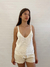 Blusa tejida doble escote