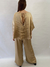 Blusa dorada de Saten - comprar online
