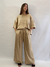 Pantalon dorado de Saten