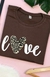 T-shirt Love Coração Animal Print - comprar online