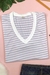 T-shirt Gola V Listrada -Lilás - comprar online