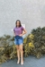 T-shirt -Alfazema - Amanda T-shirts