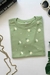 T-shirt Margaridas Póa - Verde Chá - comprar online