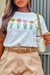 T-shirt Tulipas- Neve - comprar online