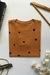 T-shirt Corações desenhados poá -Caramelo na internet