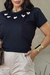 T-shirt Cinco corações - Preto na internet