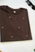 T-shirt Corações pequenos poá-Café - comprar online