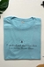 T-shirt O combustivel dos meus dias é a minha fé em Deus - Azul claro - comprar online