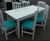 Mesa y Sillas (Lustre BLANCO) - comprar online