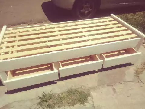 Cama BOX ( Lustre Blanco )