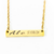 Collar personalizado con placa para nombre