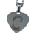 Collar personalizado en forma de corazon para imagen y frase corta en internet