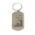 Llavero personalizado placa militar para imagen y frase