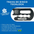 Trava De Disco TeckLock Preta - loja online