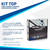 Imagem do Kit Relação Top CG 125[i] [FAN/CARGO] (14-18) 43Z [C/ANEL] X 14Z C/ CORRENTE 428HO X 118L