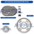 Kit Relação Titanium CG 125[i] [FAN/CARGO] (14-18) 43Z [C/ANEL] X 14Z C/ CORRENTE 428H X 118L na internet