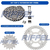 Kit Relação Top CG 150 [START/CARGO/FAN/TITAN/SPORT] (04-16) 43Z [C/ANEL] X 16Z C/ CORRENTE 428HO X 118L na internet