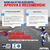 Kit Relação Titanium FAZER FZ15 (22-24) 41Z X 14Z C/CORRENTE 428H X 128L na internet