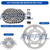Kit Relação Titanium CBX 200 (95-03) 43Z X 15Z C/CORRENTE 428H X 126L na internet