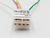 Imagem do Chicote e Plug Conector do Regulador Retificador Honda Titan / Fan / Bros 125