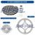 Kit Relação Top NX-4 FALCON 400 (99-08) / NX 400i FALCON (13-15) 40Z X 15Z C/ CORRENTE REMANCHADA O'RING 520HO X 106L na internet