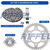 Kit Relação Top FACTOR 150 (16-24) / YBR 125i FACTOR (17-23) / FAZER 150 (14-24) 39Z X 14Z C/ CORR O'RING 428HO X 124L na internet